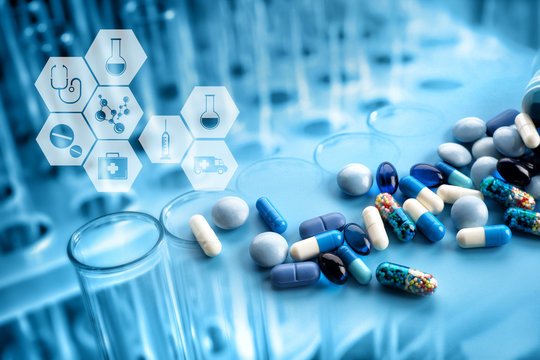 Zyvia Lifescience capsules and molecular structures
